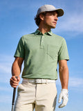 Comfy Cotton Blend Polo Shirts with Pocket